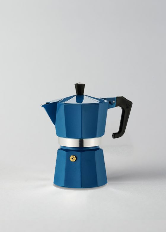 Pezzetti ItalExpress Coffee Maker 1 Cup Blue IPANEMA ESPRESSO